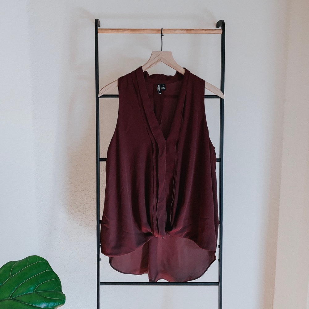 Valette Blouse in Wine